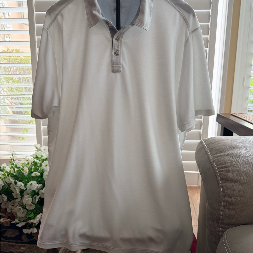 Tommy Bahama Men’s Off-White Polo Shirt
